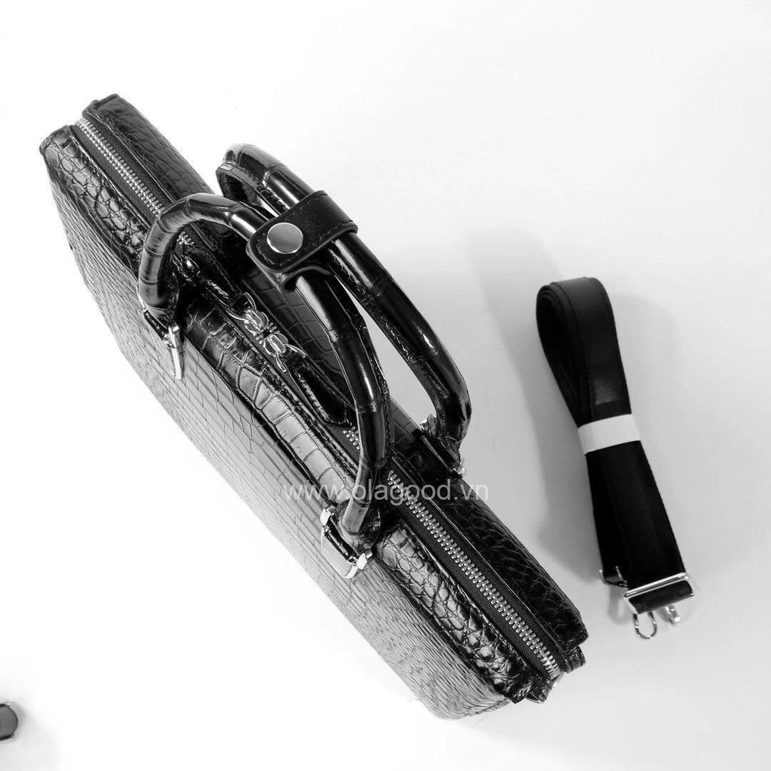 Túi nam công sở da cá sấu - CLT0117S - Hình ảnh 8