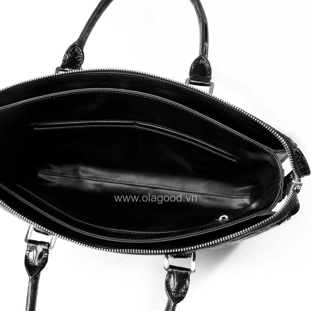 Túi nam công sở da cá sấu - CLT0117S - Hình ảnh 9