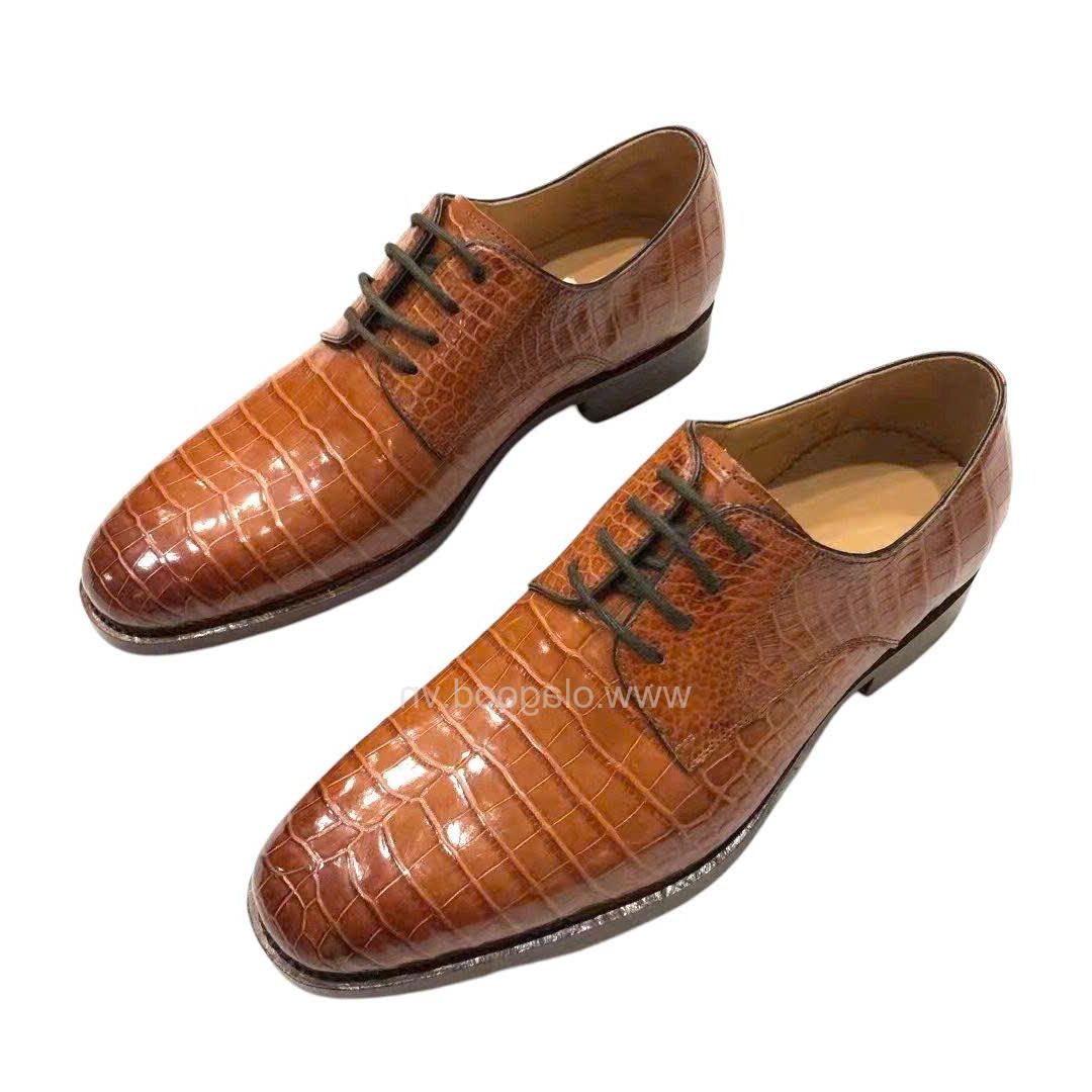 Giày da cá sấu Mỹ - Giày goodyear handmade - GGY0117S