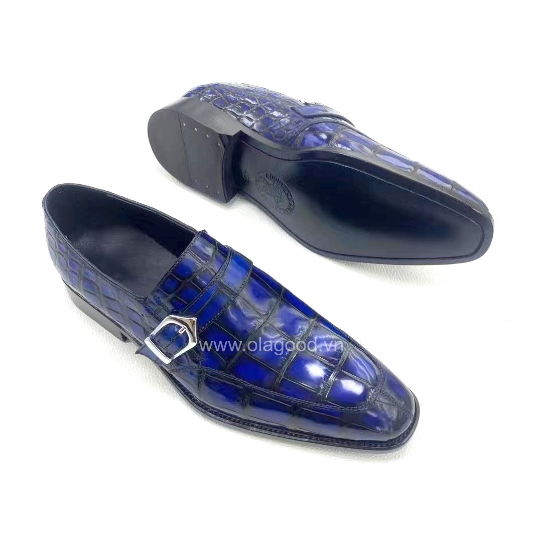 Giày goodyear handmade cá sấu - GGP0112S - Hình ảnh 4