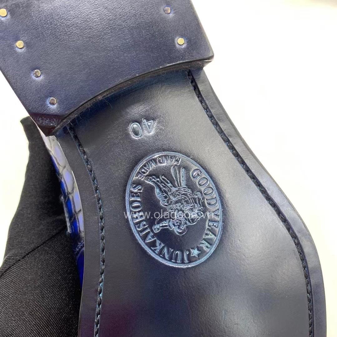 Giày goodyear handmade cá sấu - GGP0112S - Hình ảnh 10