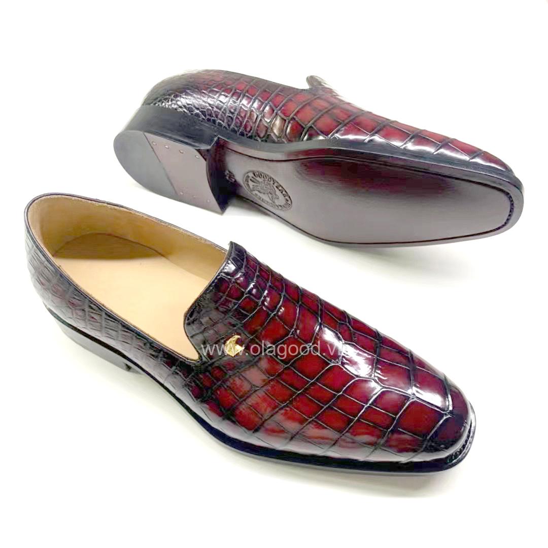 Giày goodyear handmade da cá sấu nam - GGP0111S - Hình ảnh 4