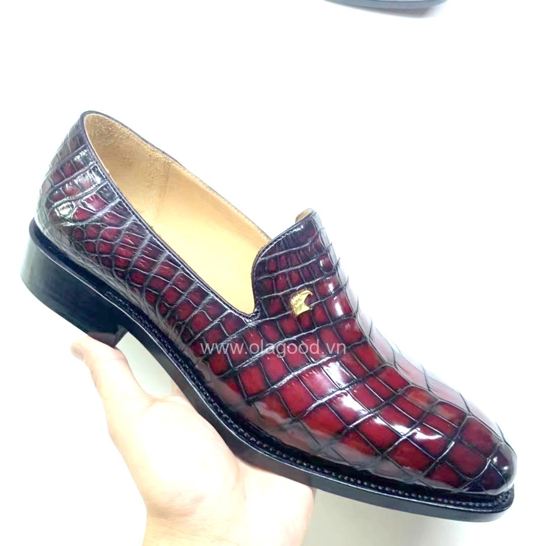 Giày goodyear handmade da cá sấu nam - GGP0111S - Hình ảnh 7
