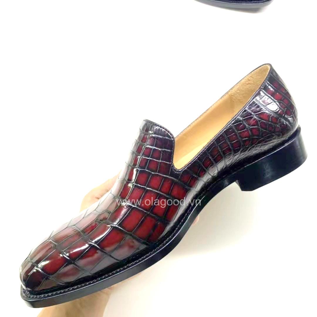 Giày goodyear handmade da cá sấu nam - GGP0111S - Hình ảnh 8