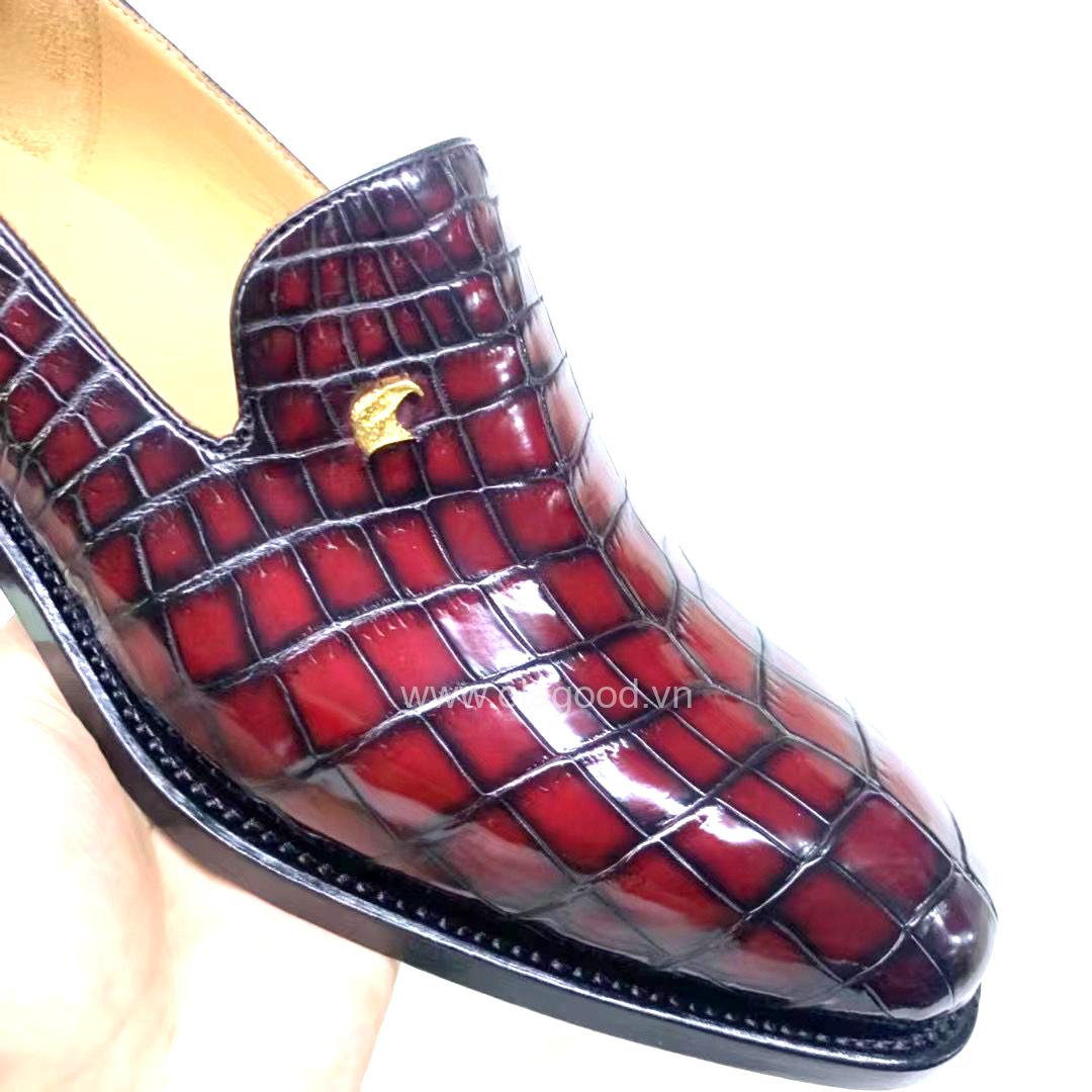 Giày goodyear handmade da cá sấu nam - GGP0111S - Hình ảnh 9