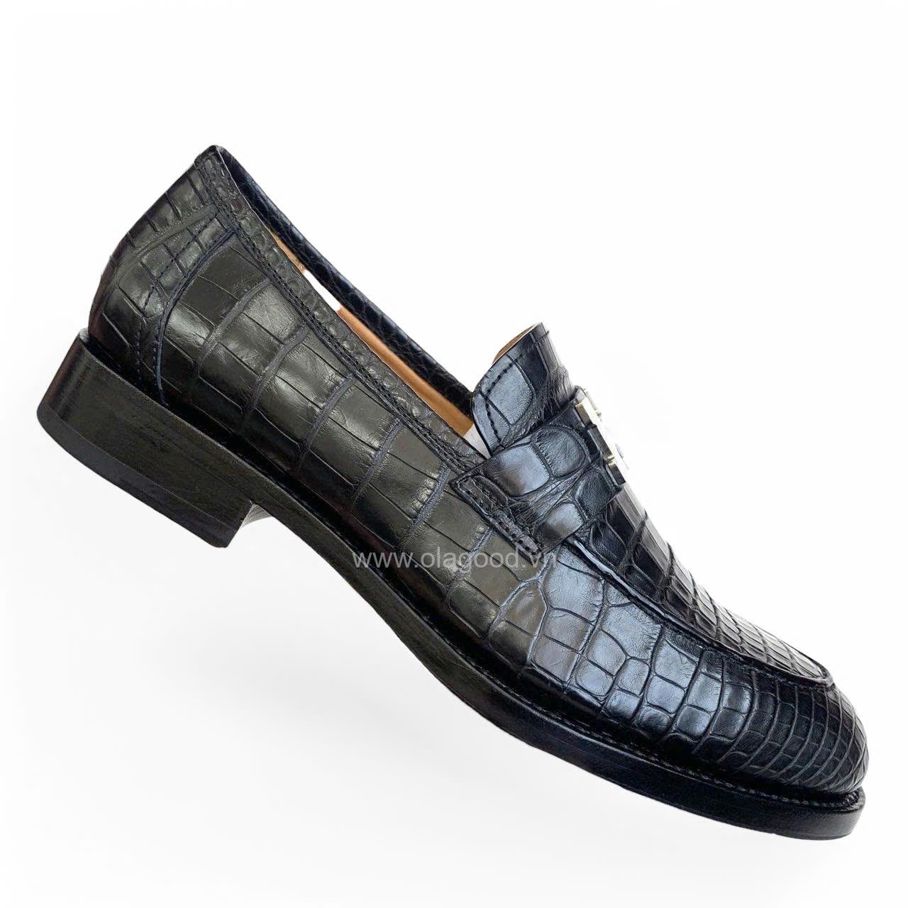 Giày nam da cá sấu Mỹ - Giày goodyear handmade - GGY0116S - Hình ảnh 6