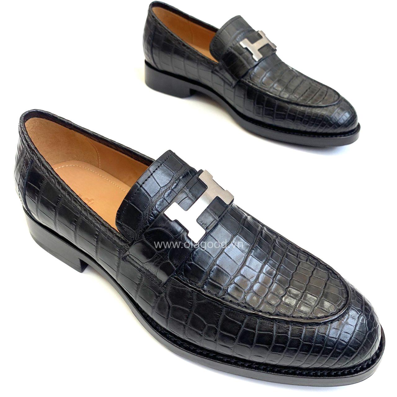 Giày nam da cá sấu Mỹ - Giày goodyear handmade - GGY0116S - Hình ảnh 3