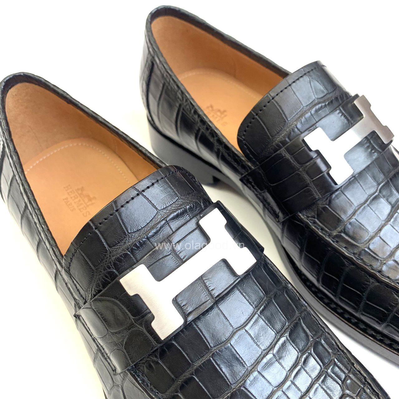 Giày nam da cá sấu Mỹ - Giày goodyear handmade - GGY0116S - Hình ảnh 7