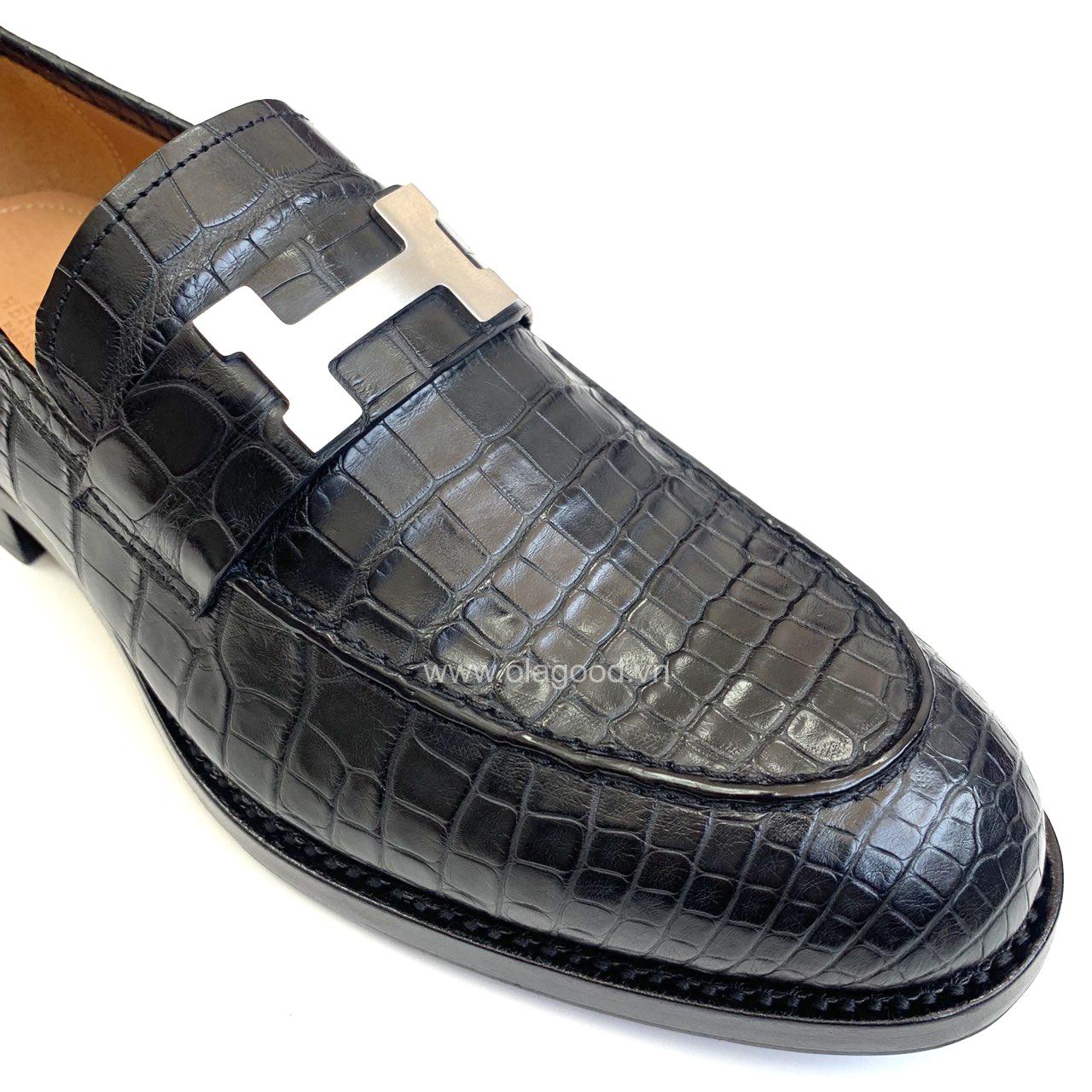 Giày nam da cá sấu Mỹ - Giày goodyear handmade - GGY0116S - Hình ảnh 8