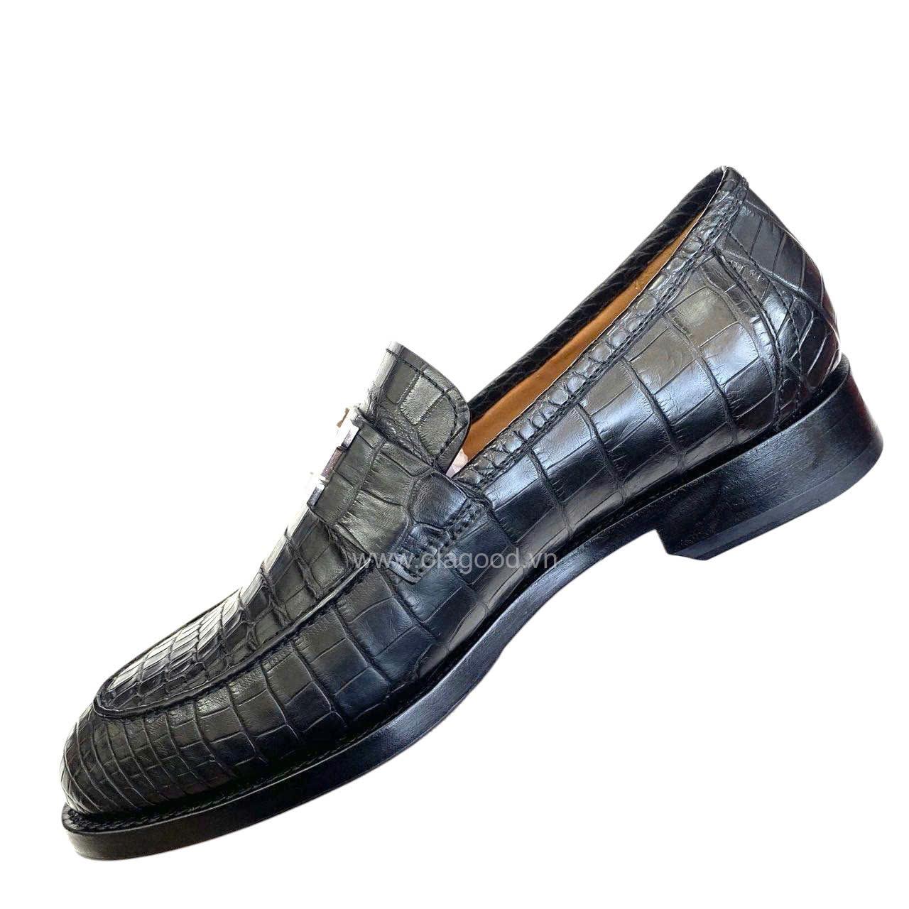 Giày nam da cá sấu Mỹ - Giày goodyear handmade - GGY0116S - Hình ảnh 5