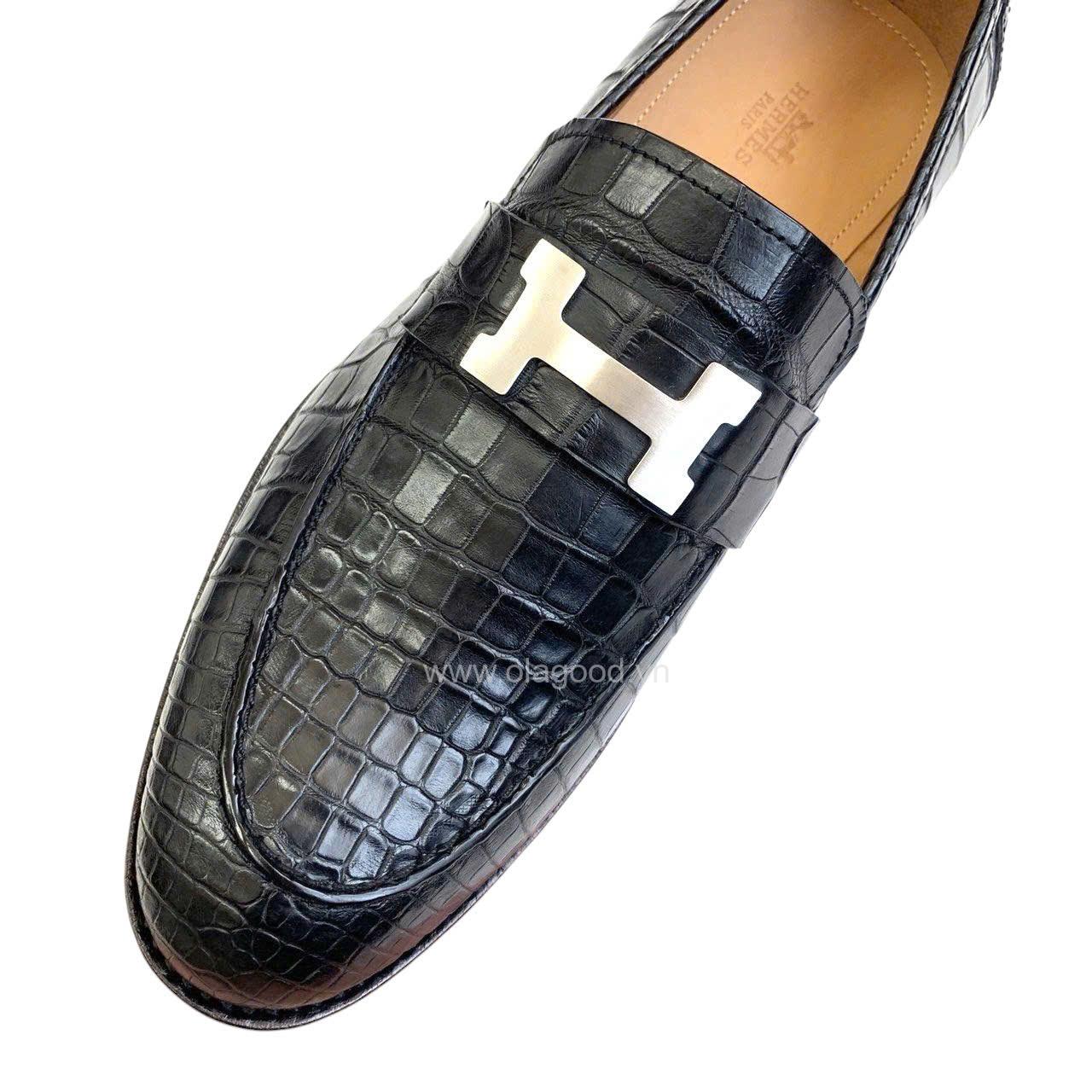 Giày nam da cá sấu Mỹ - Giày goodyear handmade - GGY0116S - Hình ảnh 9