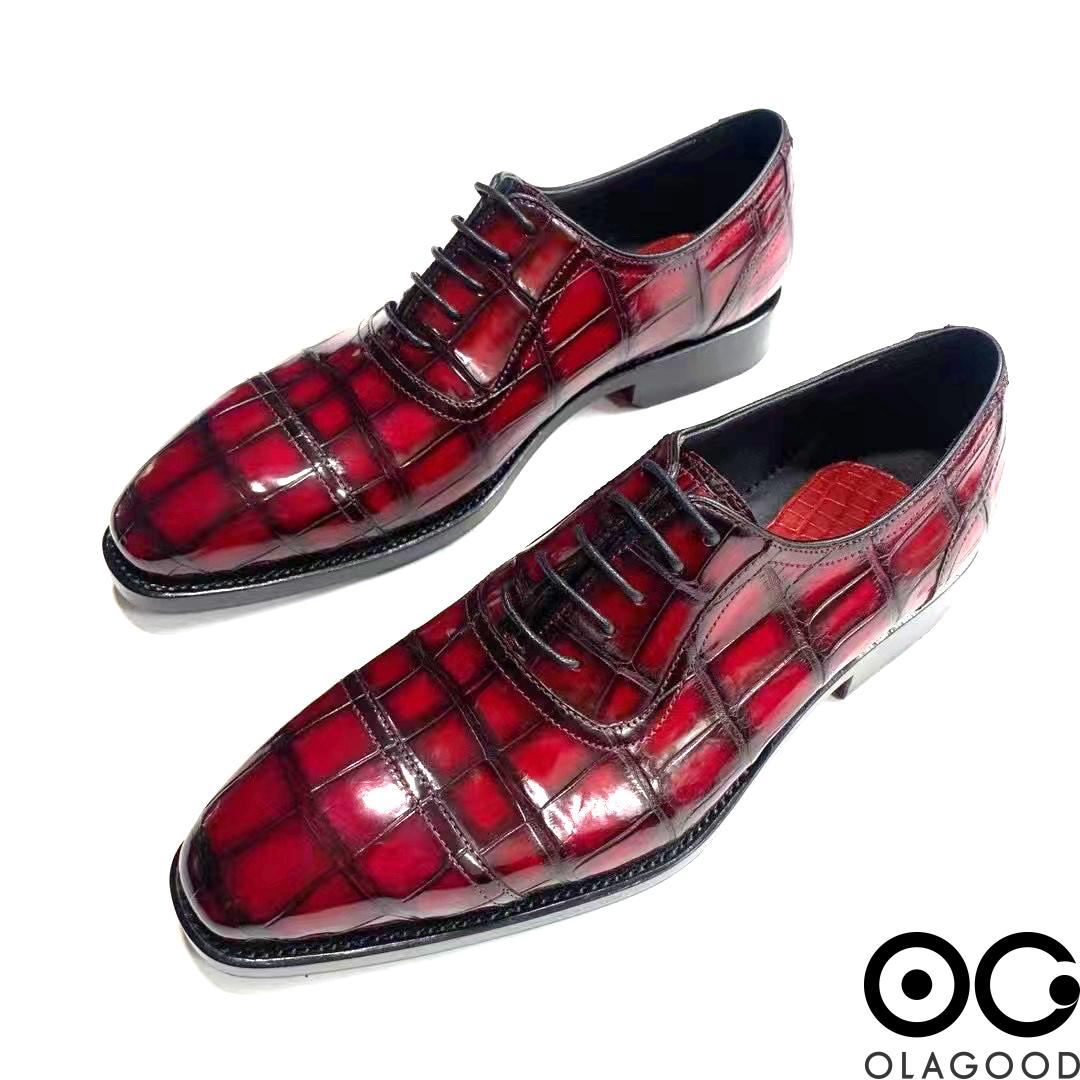 Giày nam goodyear handmade da cá sấu - GGP0110S - Hình ảnh 2