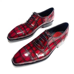Giày nam goodyear handmade da cá sấu - GGP0110S