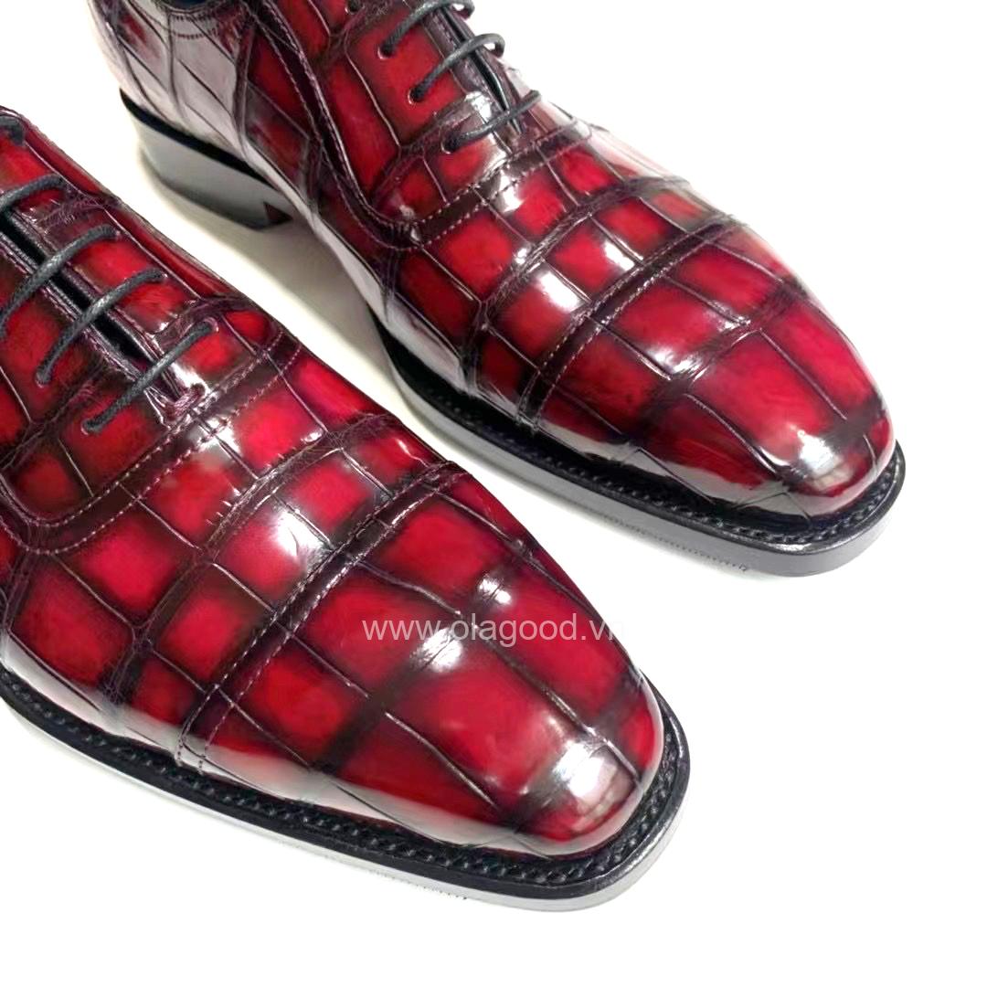 Giày nam goodyear handmade da cá sấu - GGP0110S - Hình ảnh 5