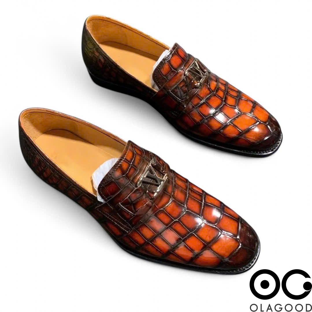 Giày patina cá sấu nam - GGP0113S - Hình ảnh 3