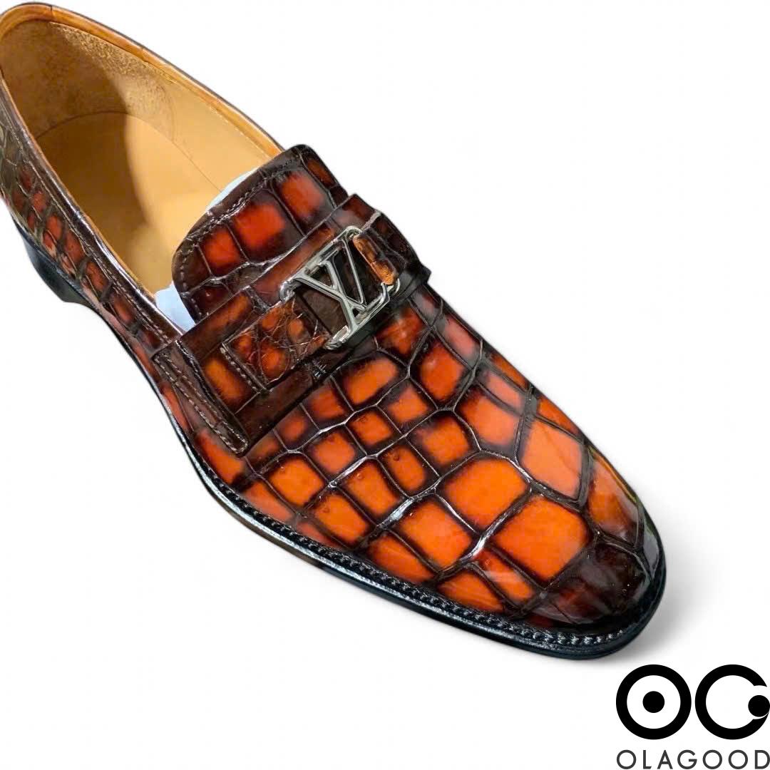 Giày patina cá sấu nam - GGP0113S - Hình ảnh 7