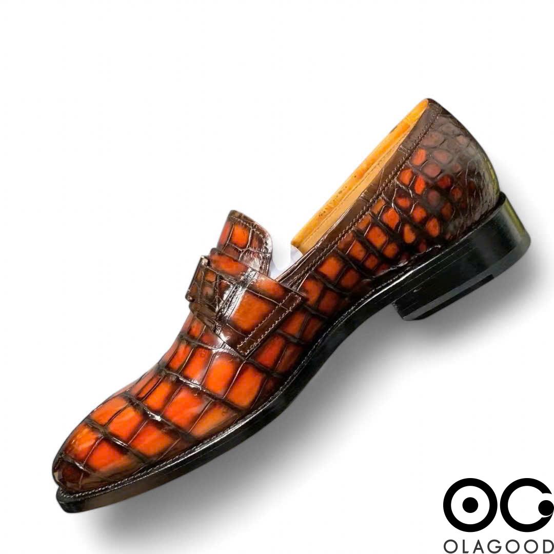 Giày patina cá sấu nam - GGP0113S - Hình ảnh 5