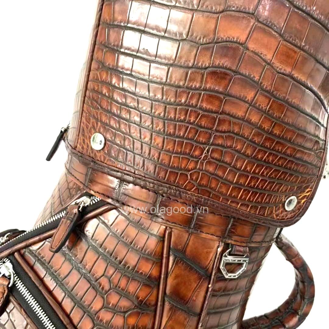 Túi chơi Golf da cá sấu - TG012S - Hình ảnh 7