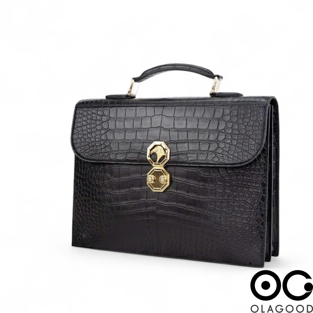 Cặp laptop da cá sấu Mỹ - CLT0119S - Hình ảnh 4