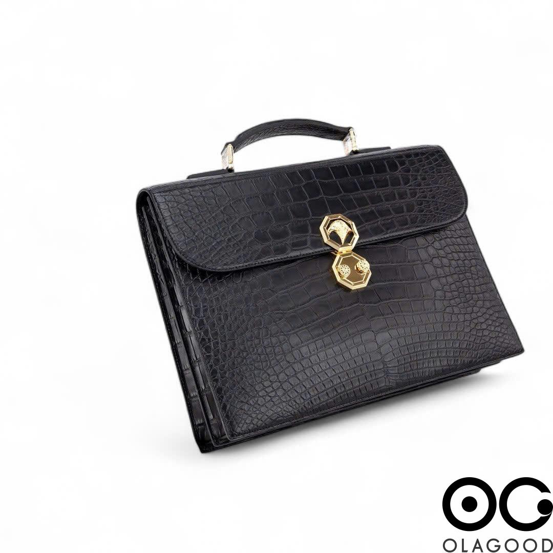 Cặp laptop da cá sấu Mỹ - CLT0119S - Hình ảnh 7