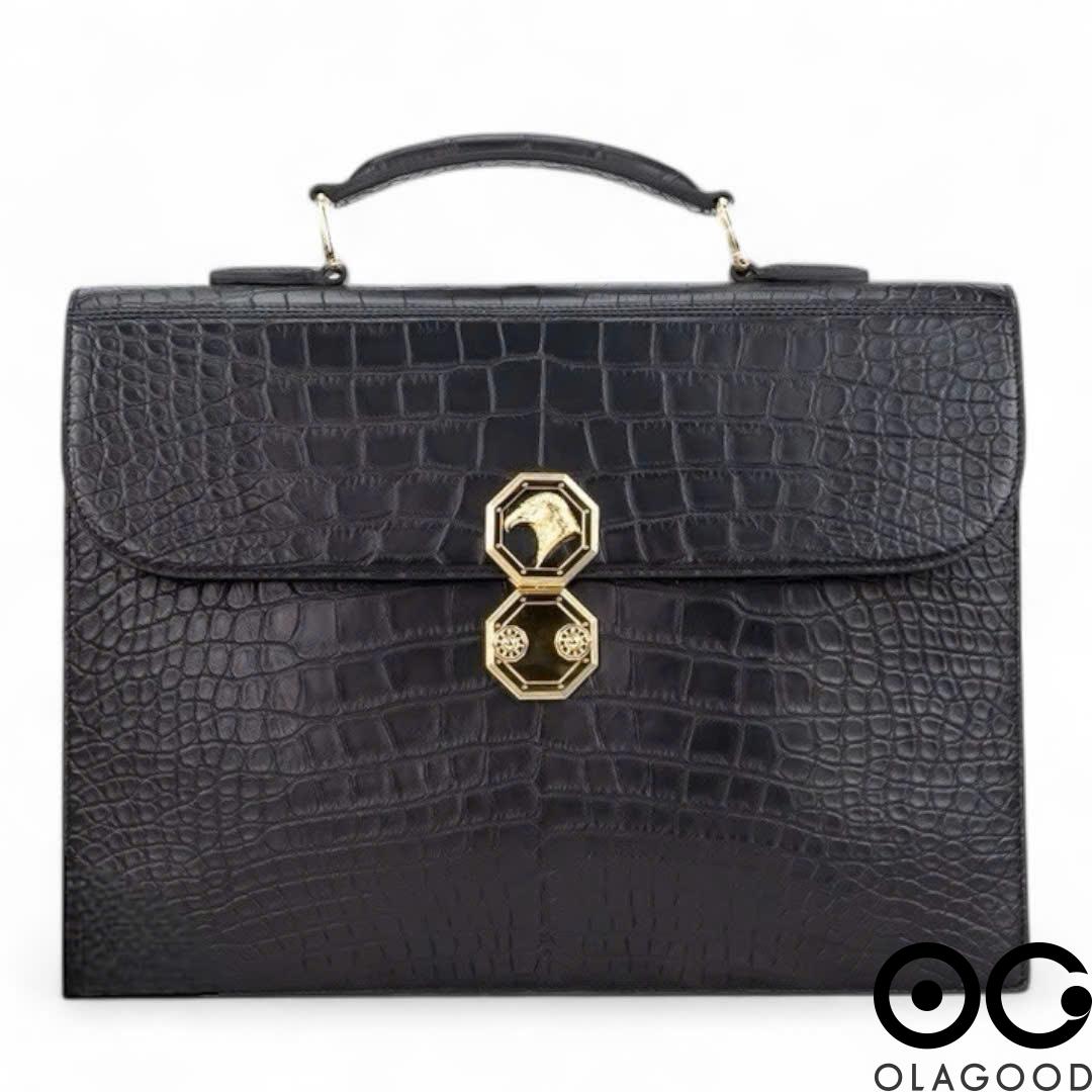 Cặp laptop da cá sấu Mỹ - CLT0119S