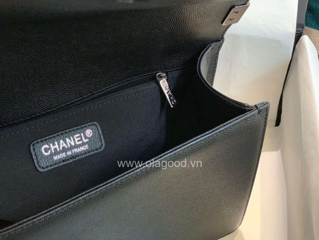 Chanel Boy size 28 màu đen - CNB029 - Hình ảnh 7