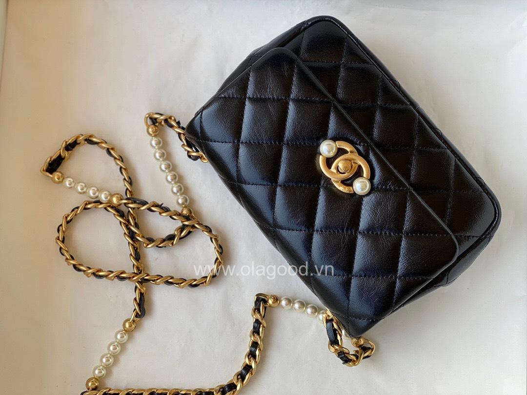 Túi xách Chanel Small flap bag ngọc trai – CNSL022