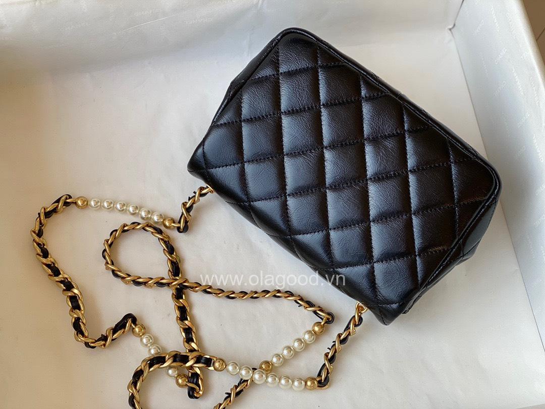 Túi xách Chanel Small flap bag ngọc trai – CNSL022 - Hình ảnh 3