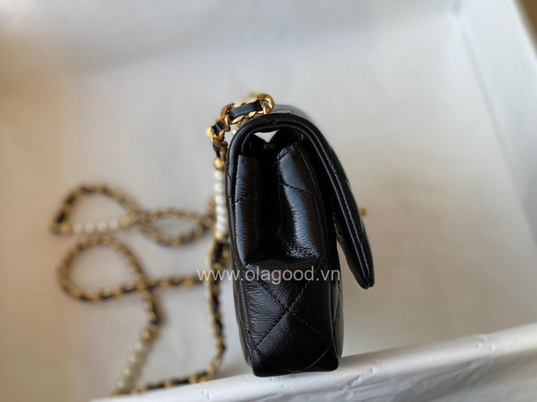 Túi xách Chanel Small flap bag ngọc trai – CNSL022 - Hình ảnh 6