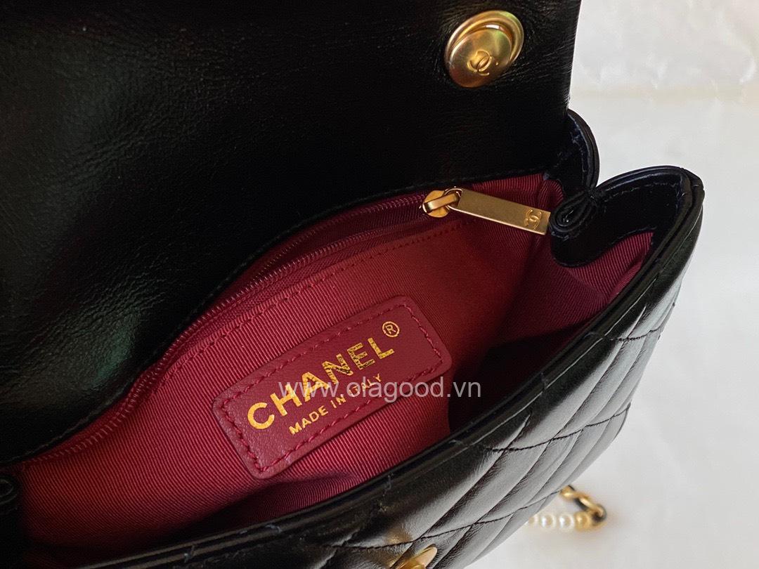 Túi xách Chanel Small flap bag ngọc trai – CNSL022 - Hình ảnh 10