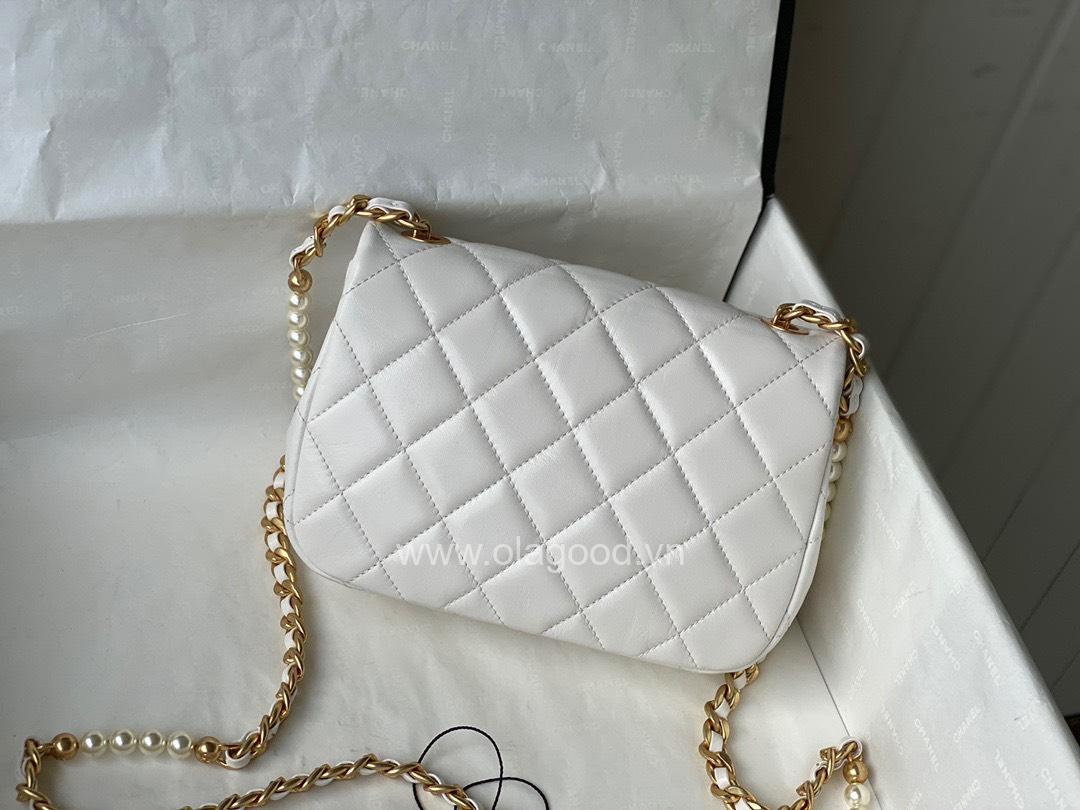 Túi xách Chanel Small flap bag ngọc trai - CNSL021 - Hình ảnh 3