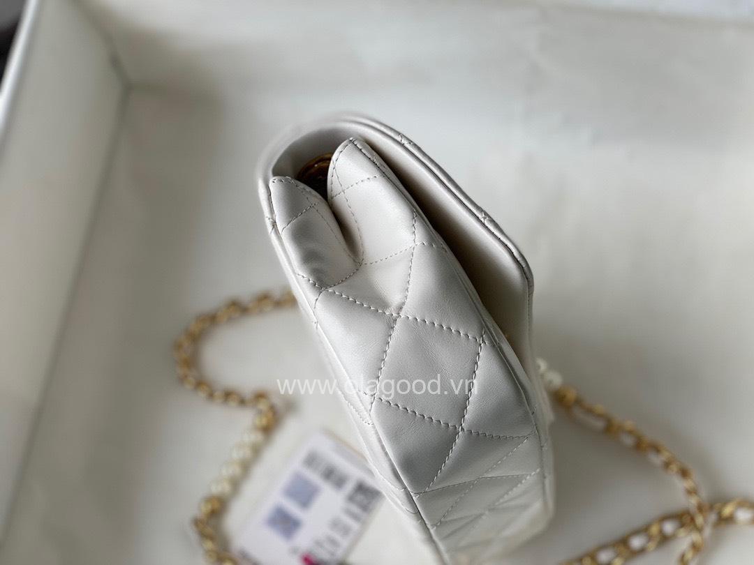 Túi xách Chanel Small flap bag ngọc trai - CNSL021 - Hình ảnh 4