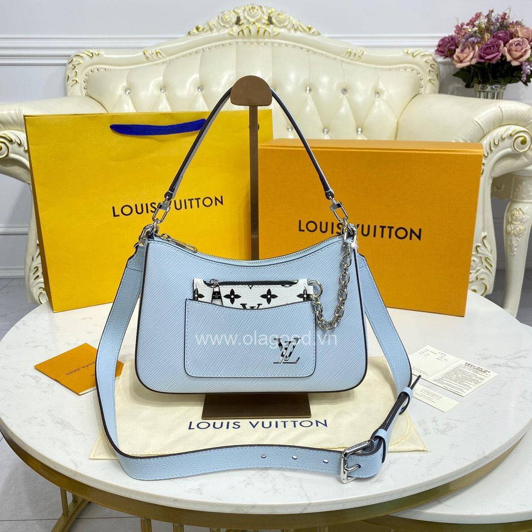 Túi xách LV Louis Vuitton Marelle Epi Bleu Nuage Blue- LVME022