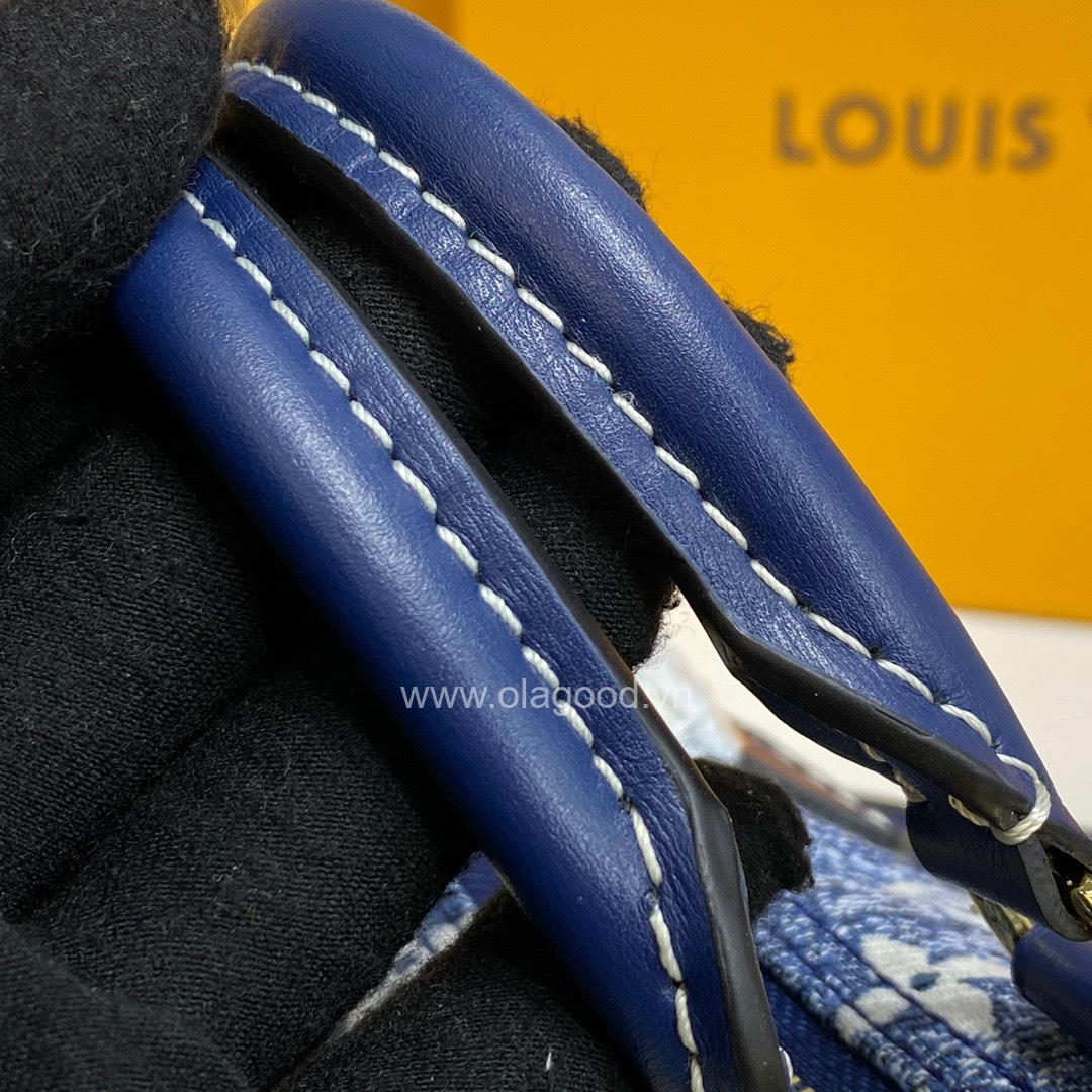 Túi xách LV Louis Vuitton Nano Speedy blue - LVNS022 - Hình ảnh 10
