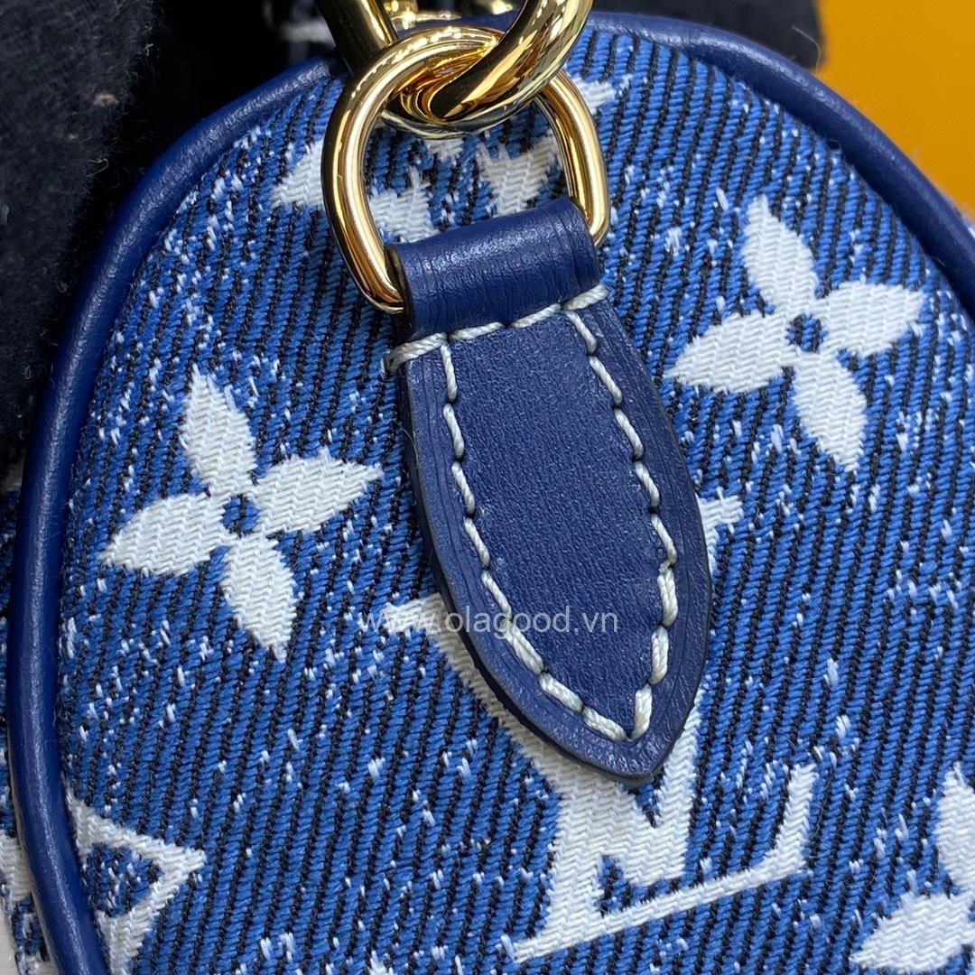 Túi xách LV Louis Vuitton Nano Speedy blue - LVNS022 - Hình ảnh 6