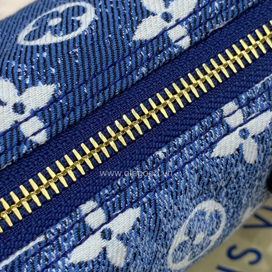 Túi xách LV Louis Vuitton Nano Speedy blue - LVNS022 - Hình ảnh 7