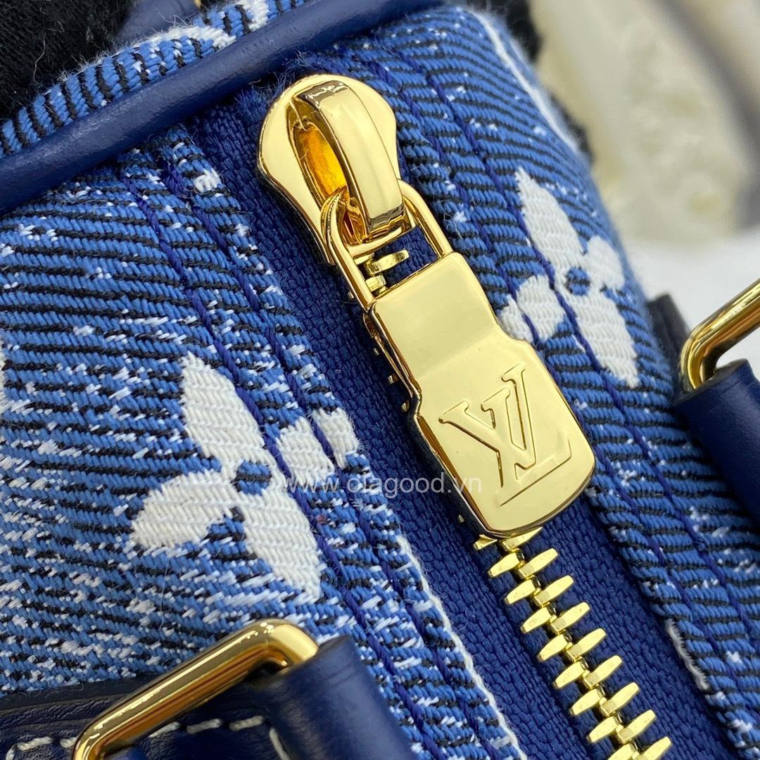 Túi xách LV Louis Vuitton Nano Speedy blue - LVNS022 - Hình ảnh 8