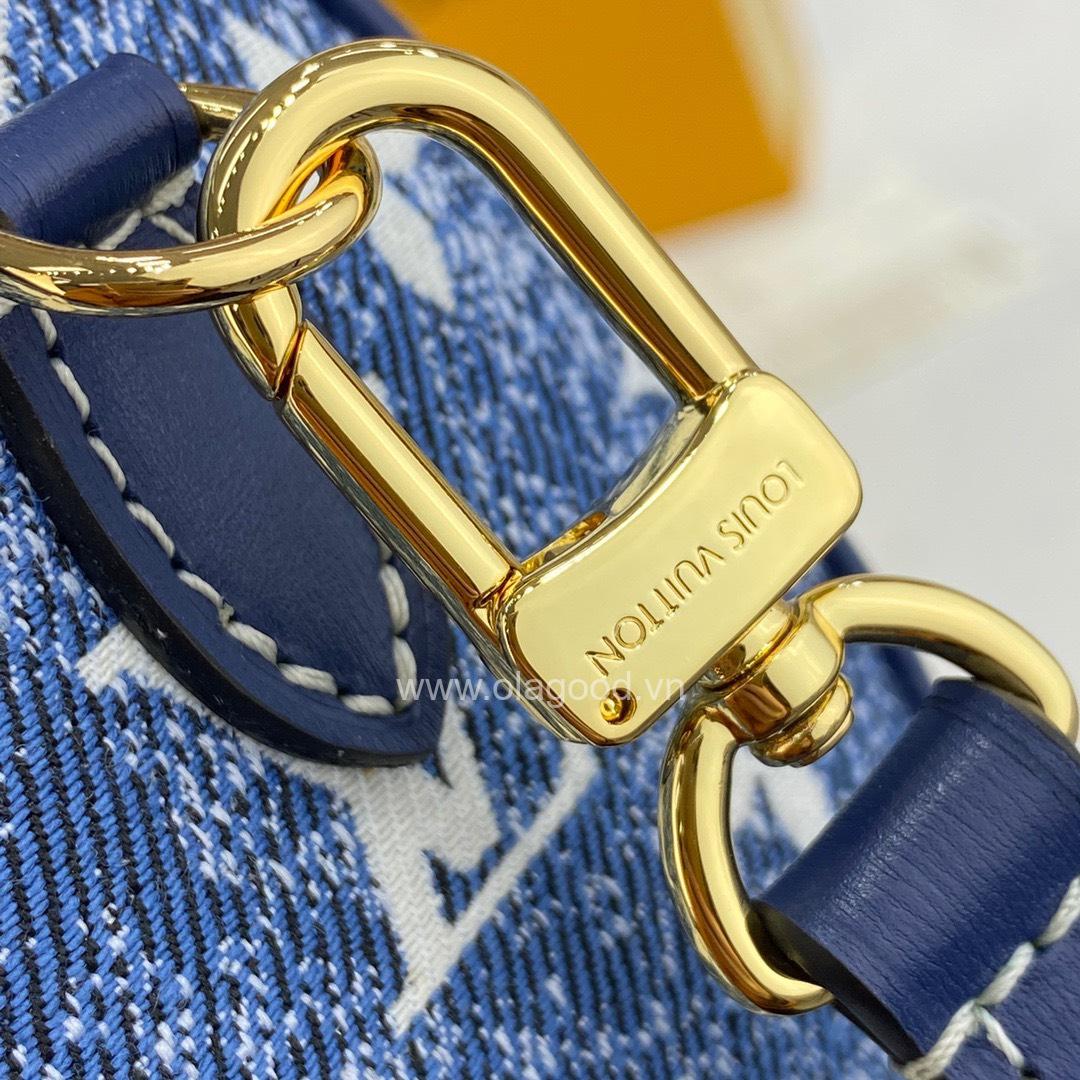 Túi xách LV Louis Vuitton Nano Speedy blue - LVNS022 - Hình ảnh 9