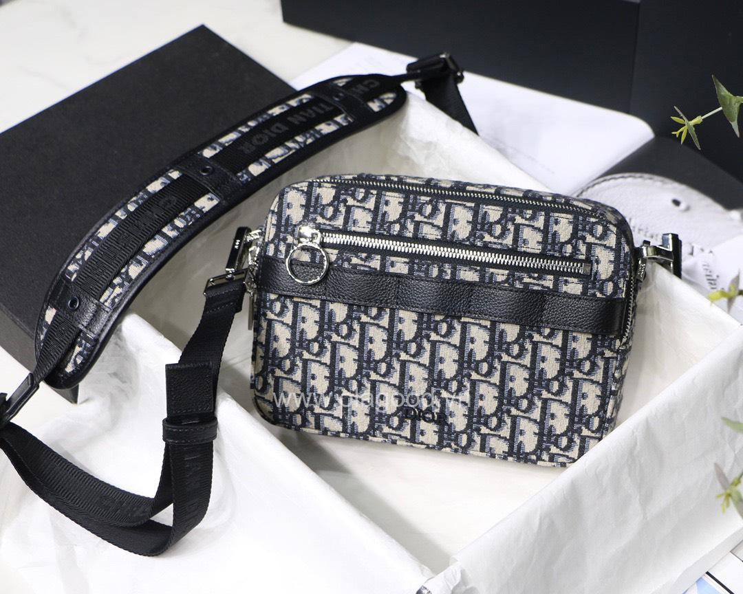 Túi Dior Black Safari Messenger Bag - DOSM021