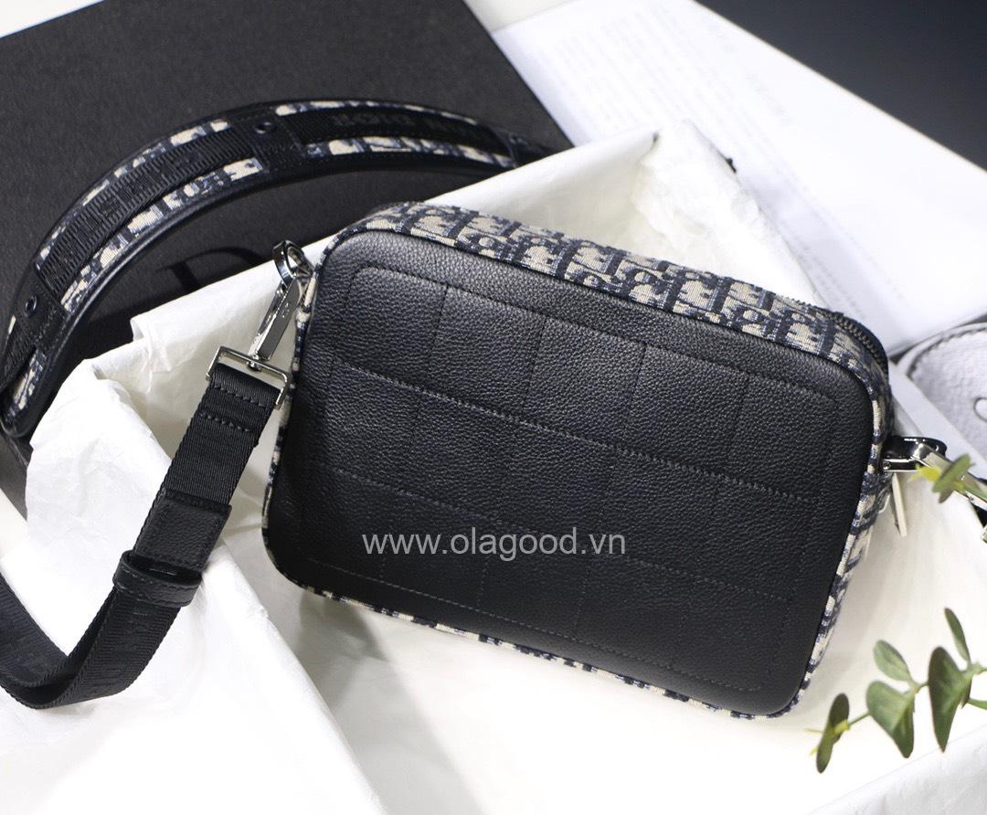 Túi Dior Black Safari Messenger Bag - DOSM021 - Hình ảnh 3