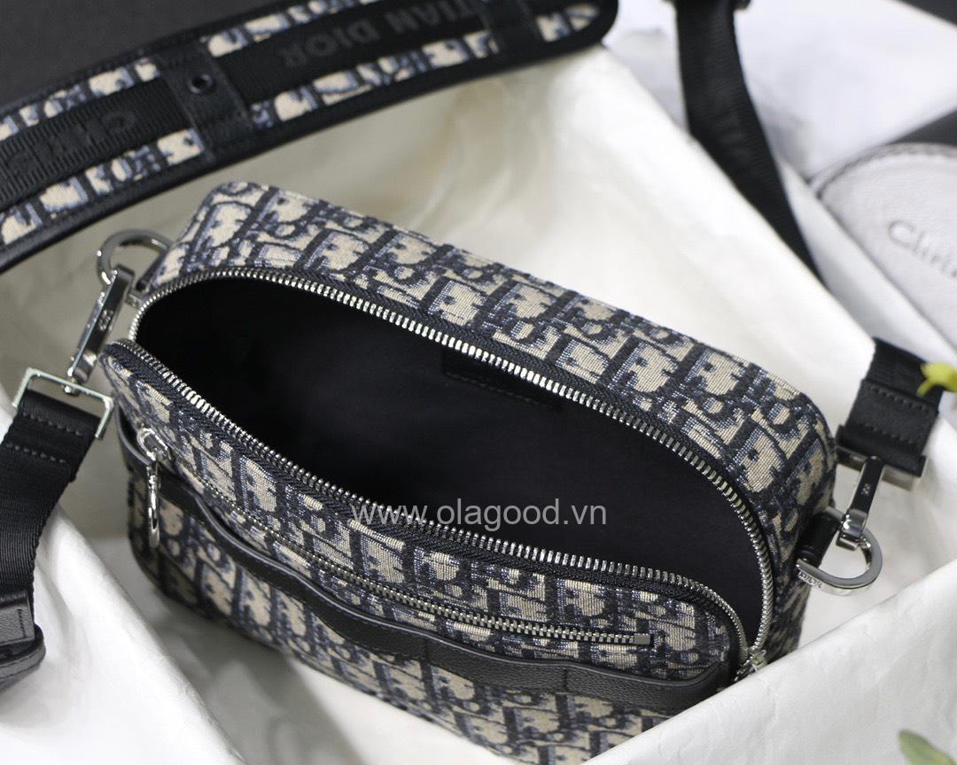 Túi Dior Black Safari Messenger Bag - DOSM021 - Hình ảnh 10