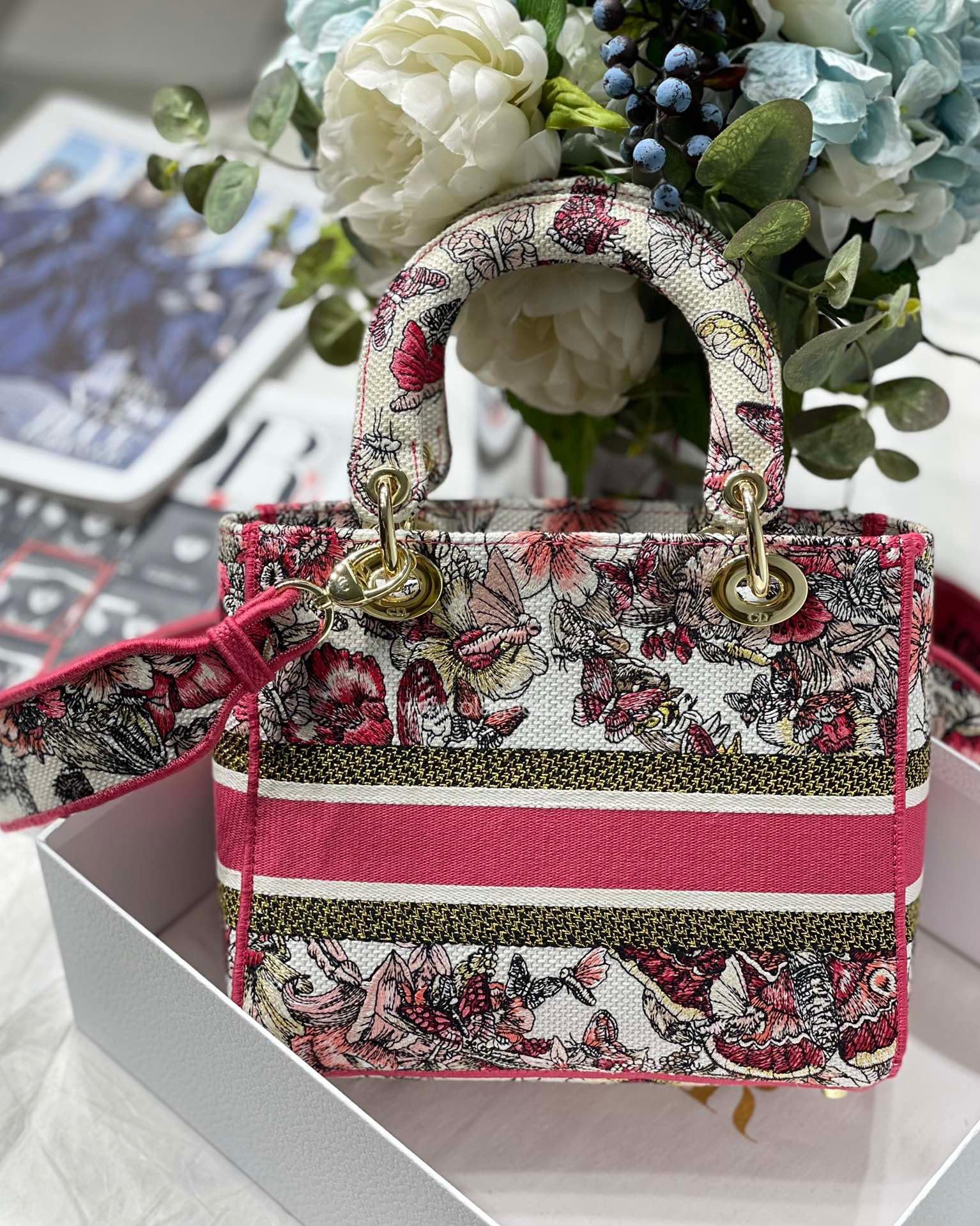 Túi Dior Medium Lady D-Lite Bag – DODL022 - Hình ảnh 2