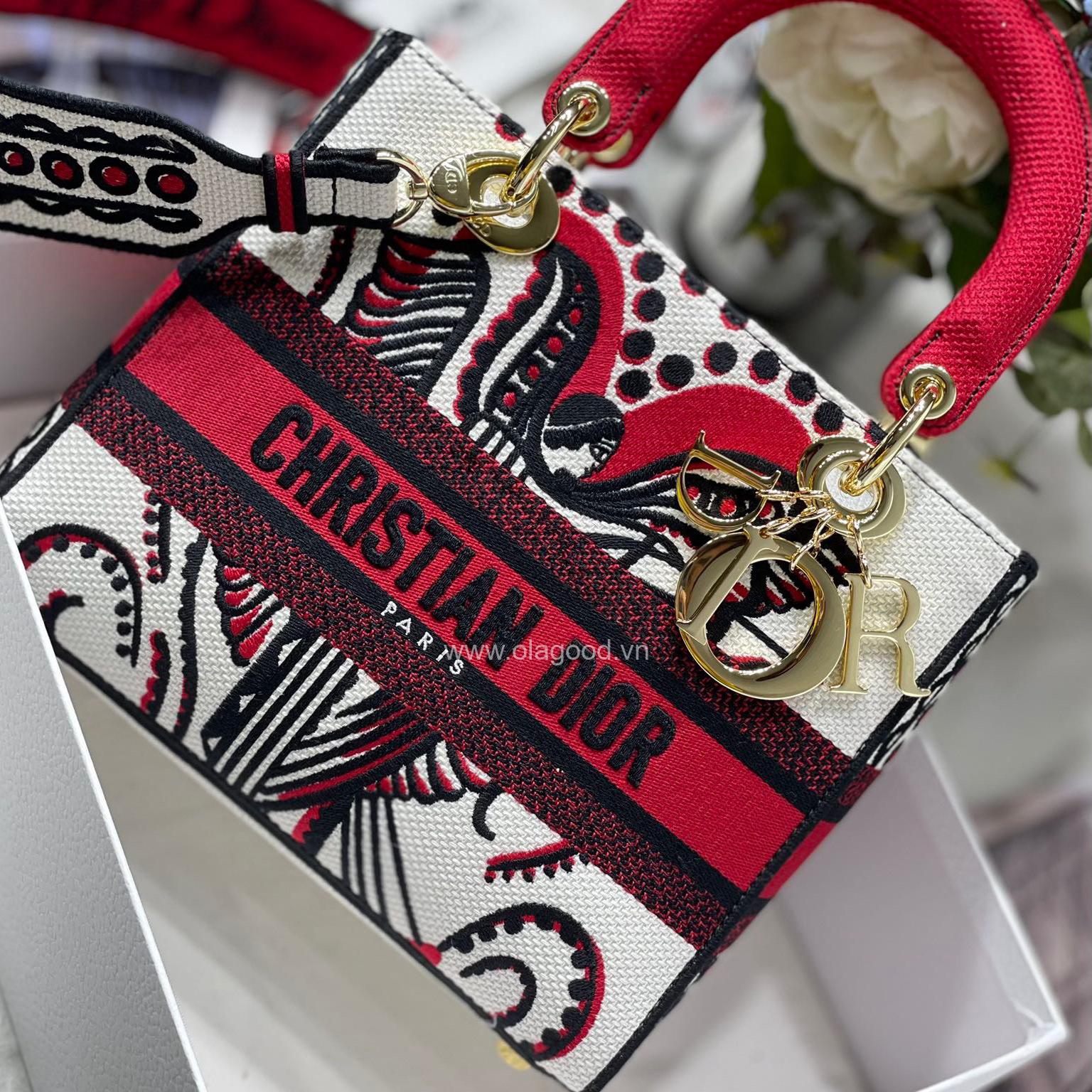 Túi Dior Medium Lady D-Lite Bag - DODL021 - Hình ảnh 4