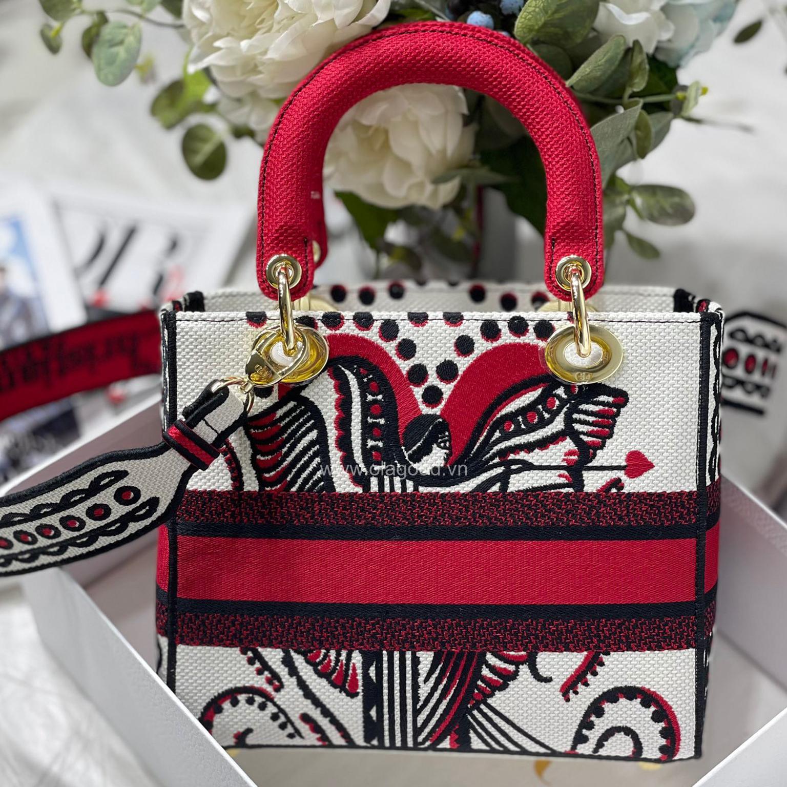 Túi Dior Medium Lady D-Lite Bag - DODL021 - Hình ảnh 3