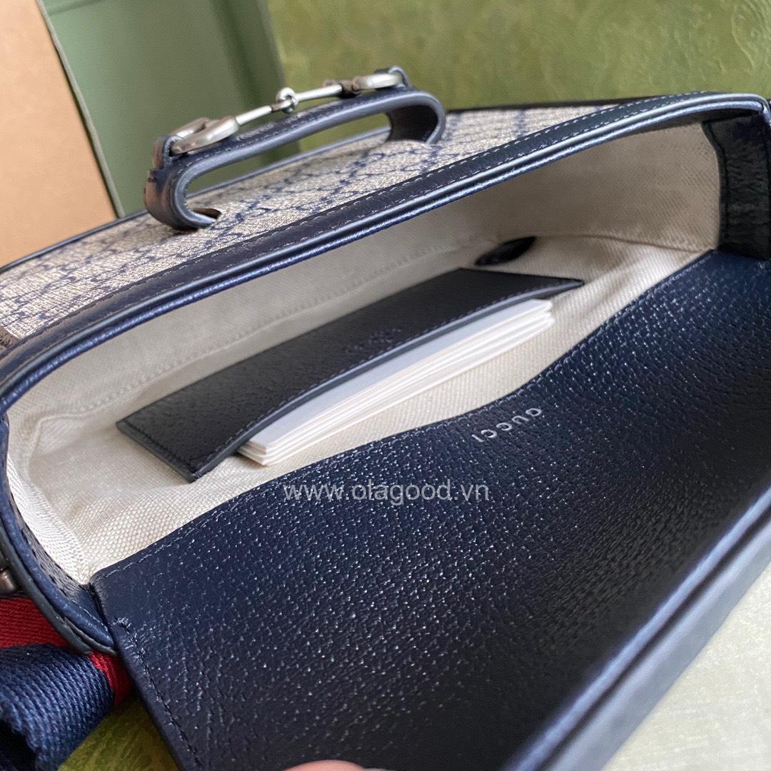 Túi Xách Gucci Horsebit 1955 Mini - GCHM021 - Hình ảnh 8