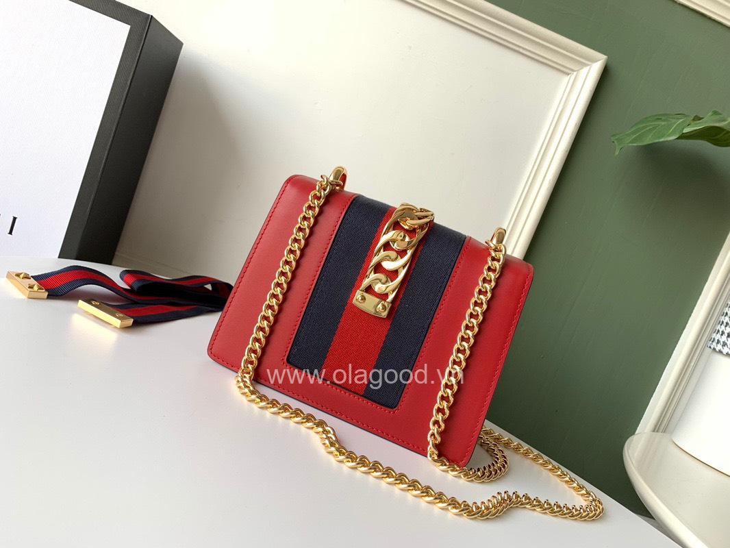 Túi Xách Gucci Sylvie Mini Leather - GCS022 - Hình ảnh 3