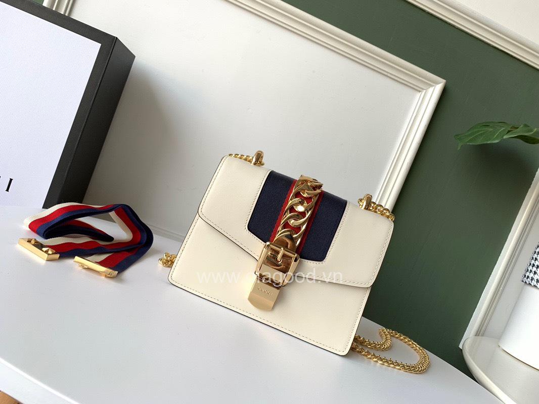 Túi Xách Gucci Sylvie Mini Leather - GCS023