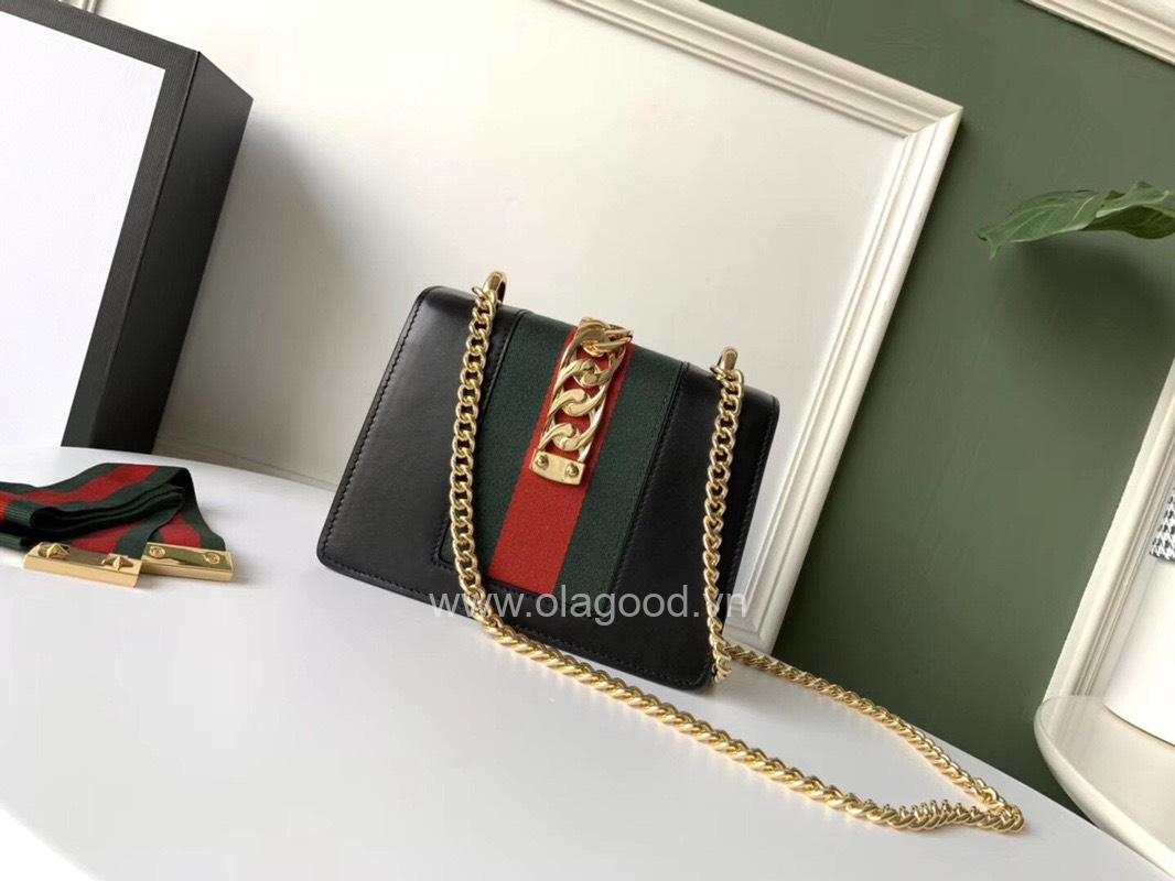 Túi Xách Gucci Sylvie Mini Leather - GCS021 - Hình ảnh 3
