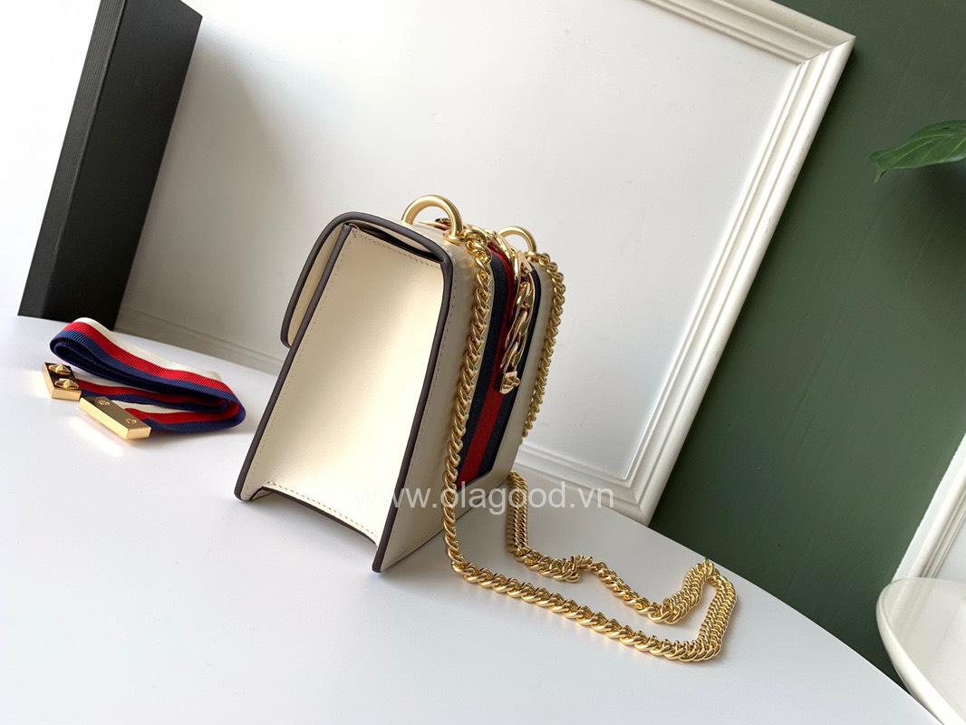 Túi Xách Gucci Sylvie Mini Leather - GCS023 - Hình ảnh 4