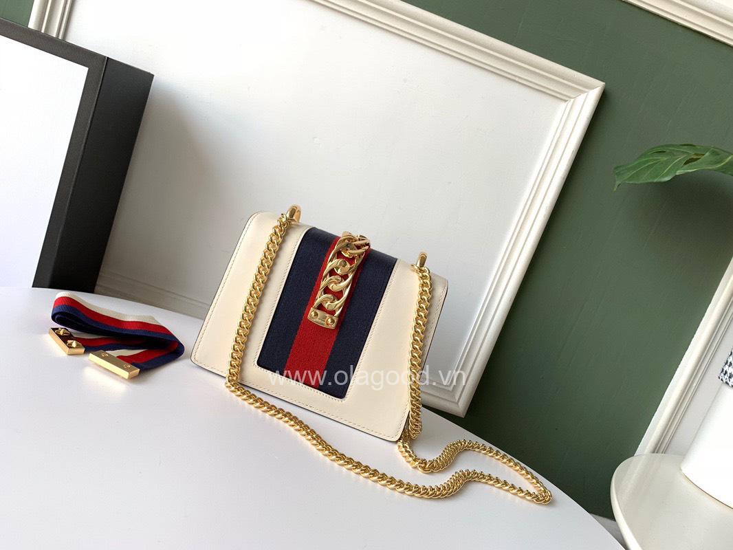 Túi Xách Gucci Sylvie Mini Leather - GCS023 - Hình ảnh 3